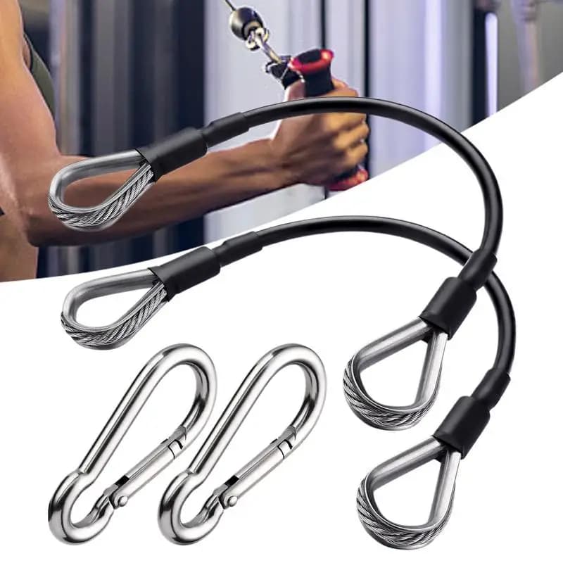 2 pcs/set Pulley for Fitness Extension Cable With Gym Pulley Pulleys Training System Pull Up Padding Cable Attacks