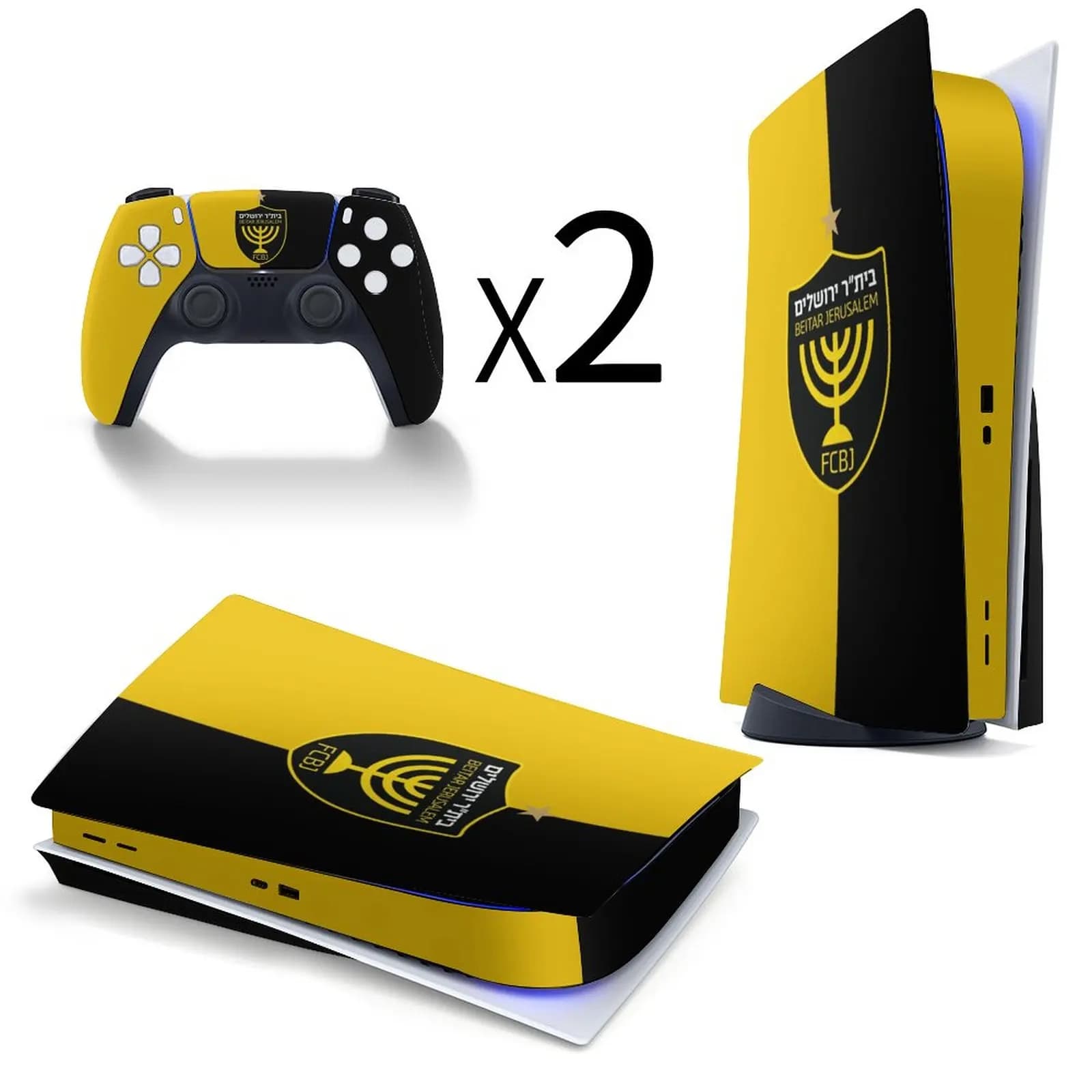 Israele Beitar gerusalemme per Controller di gioco PS5 decalcomania protettiva per custodia adesiva per accessori PS5