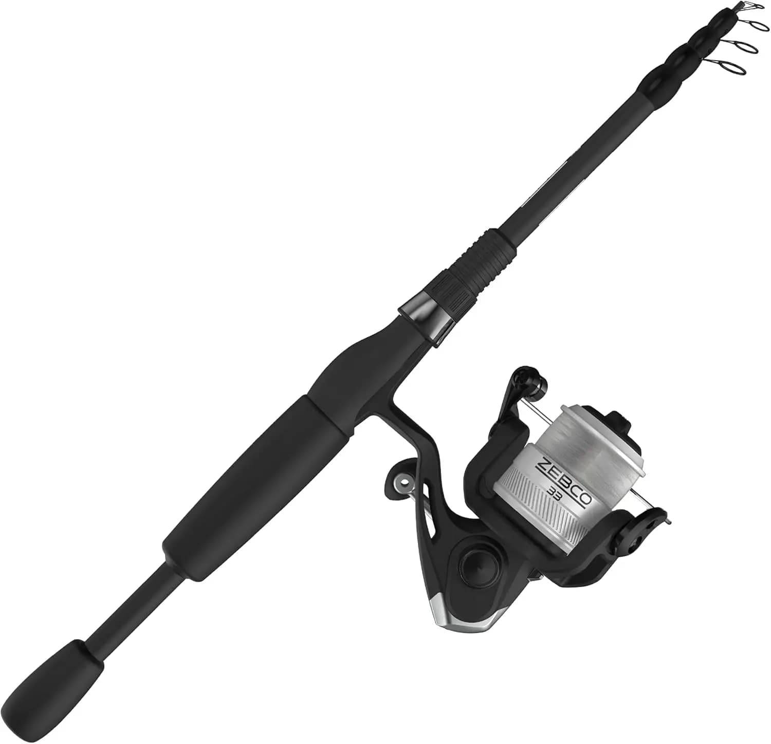 Combinazione canna da pesca telescopica e mulinello, estensibile da 6 piedi, pre-bobina con filo, ideale per principianti ed esperti