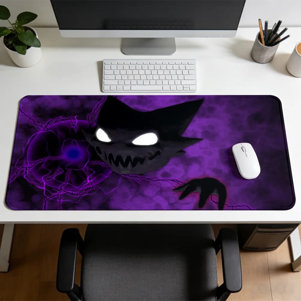 Accessori per Scrivania Ufficio BKM-Po-ke-mons, Tappetino per Mouse Grande, Tappetino per Tastiera Meccanica, Mousepad per Gamer, Tastiere Grandi, Mousepepad
