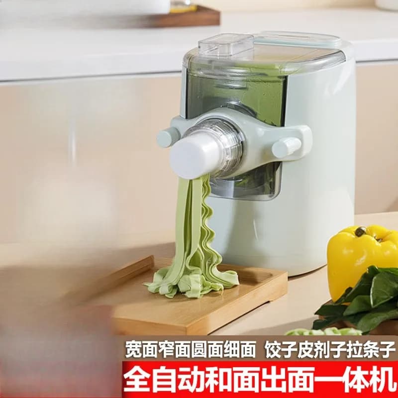 Automatic Noodle Machine Electric Noodle Press Multifunctional Dumpling Skin Kneading Machine for Family Use