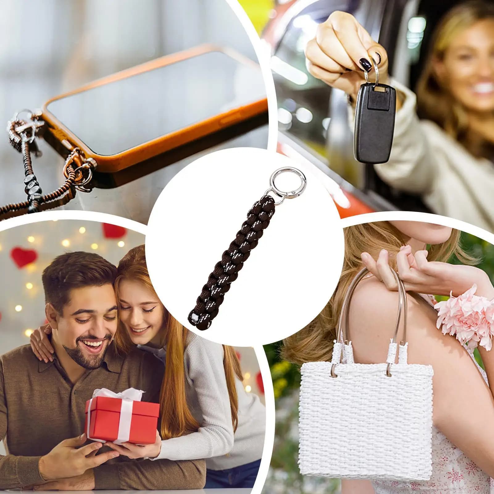 Rope Backpack Charm Stylish Key Ring Golf Tee Holder Keychain For Adults Kids Golfer Wallet Schoolbag Handbag Home Decoration