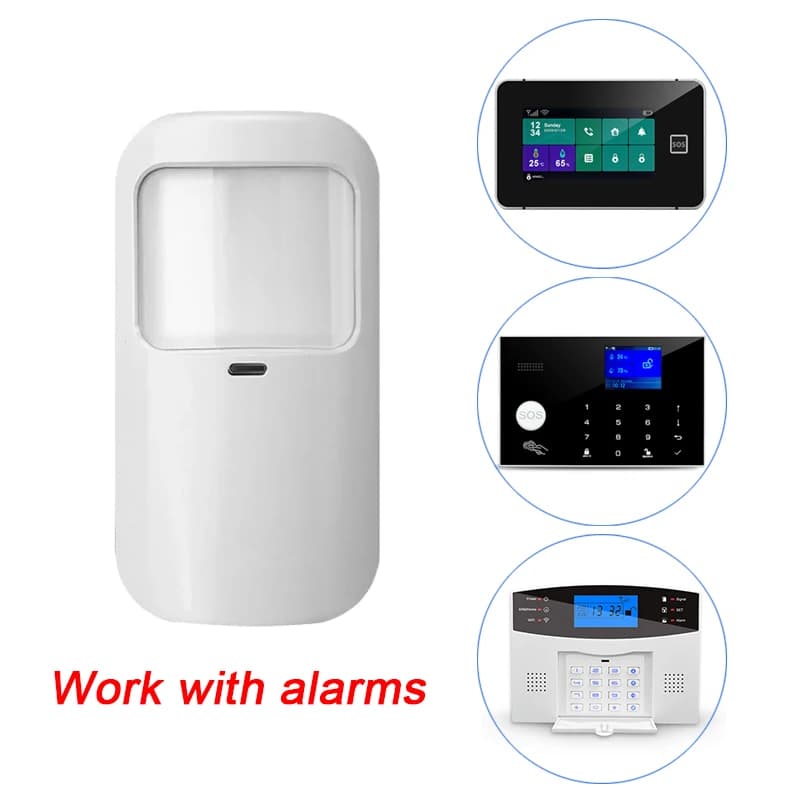 Rilevatore di movimento umano con sensore a infrarossi wireless 433 MHz per sistema di allarme di sicurezza domestica intelligente Attrezzatura antifurto domestica