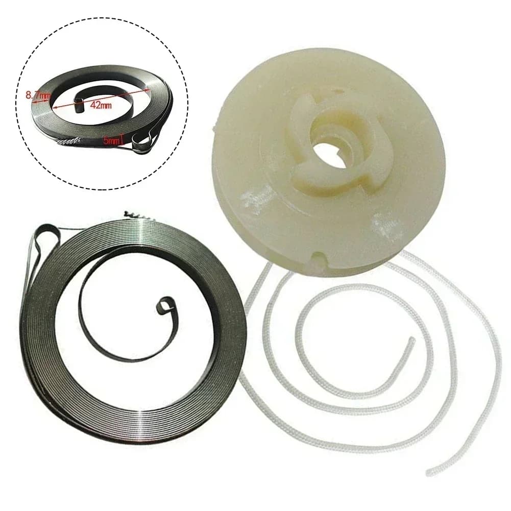 1 Set Recoil Starter Primavera Tirare Corda Kit Per STIHL 5200 4500 52cc 45cc Cinese Motosega Giardino Accessori Per Utensili Elettrici