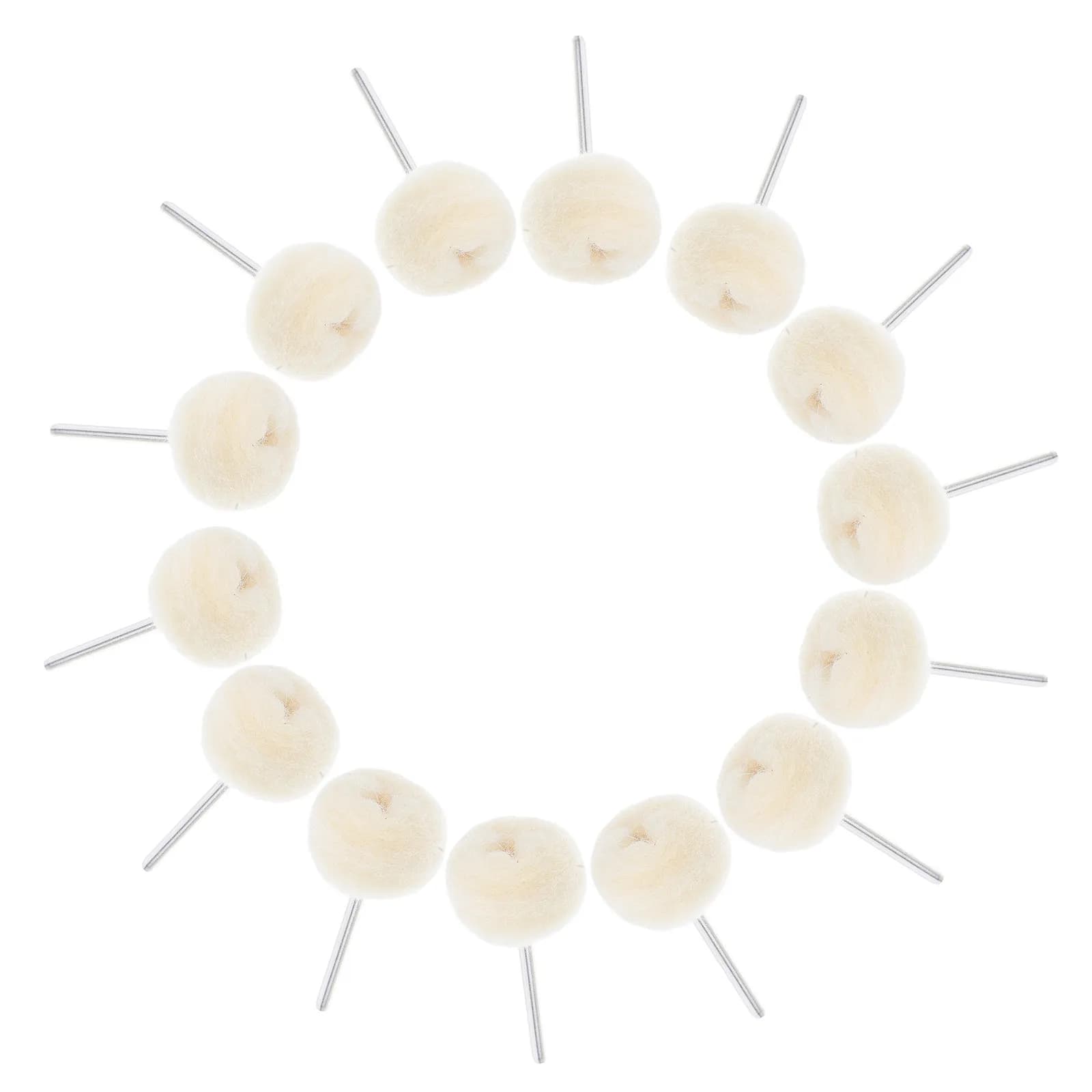20 pcs Wood Carving Polishing Wheel Fine Polishing Thorough Cleaning Rotary Tool Attachment Buffing Brushes Drill Buffer Sanding