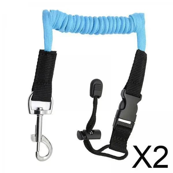 Guinzaglio per pagaia per kayak in TPU premium, cavo elastico regolabile, supporto per canna da pesca per canoa, rafting, barca