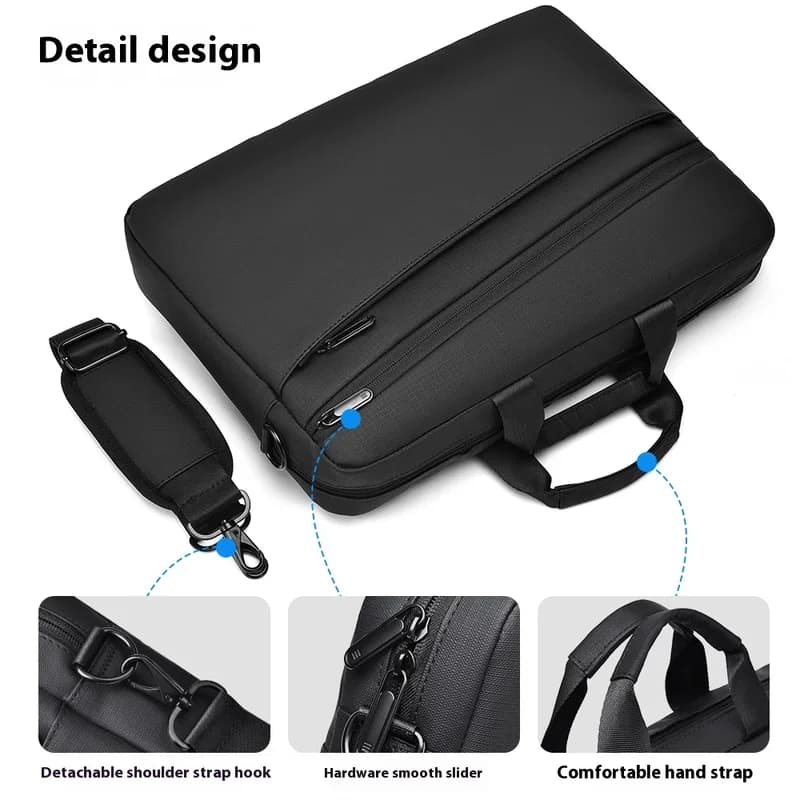High Quality Pvc Shoulder Bags Fashionable Case Bags Office Bags 15 17 Inch Laptop Bag