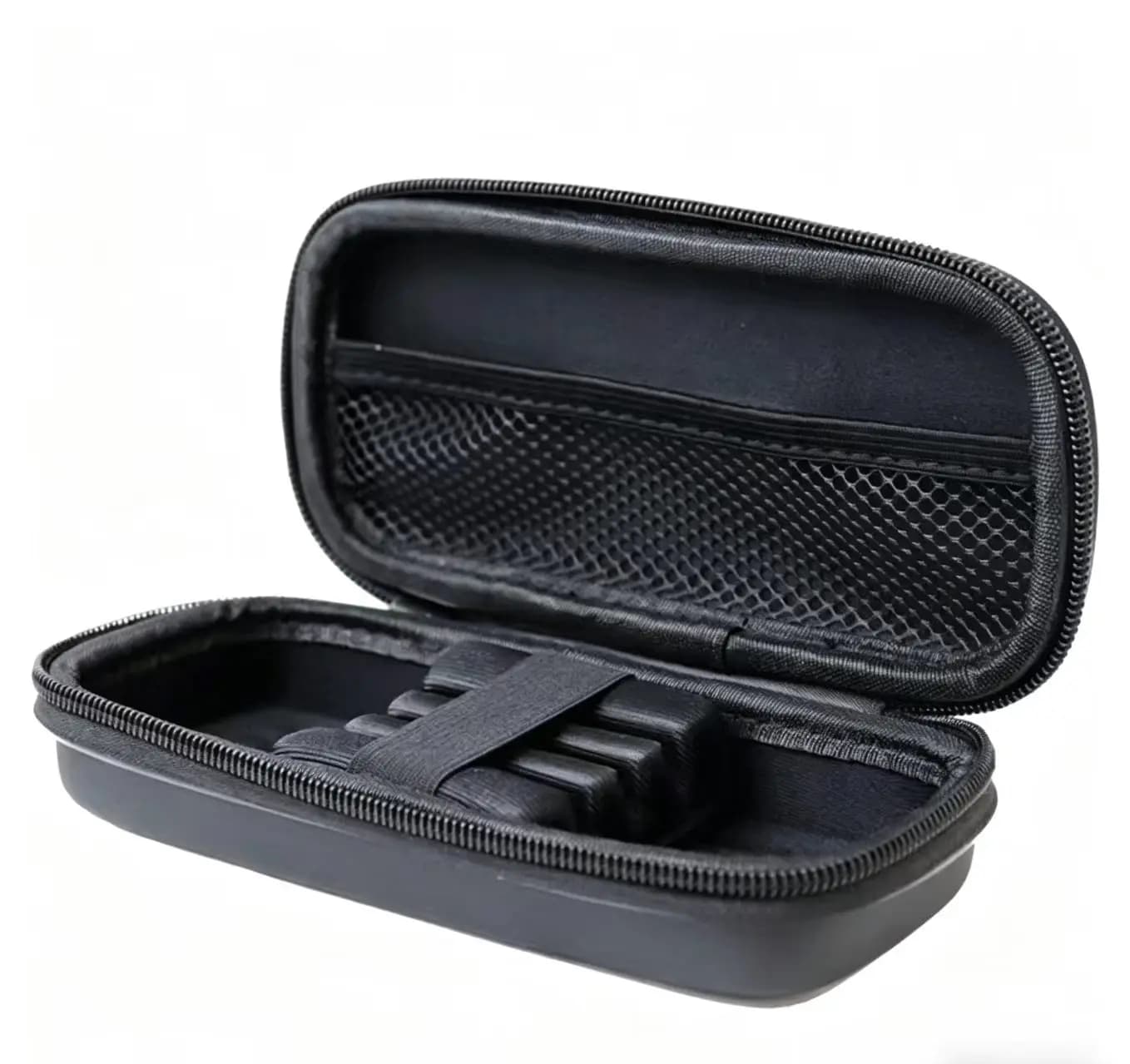 1 Pezzo Custodia Organizer in EVA per Punte di Boomerang, a 3 Scomparti, per Punte in Acciaio e Plastica, Asta e Componenti