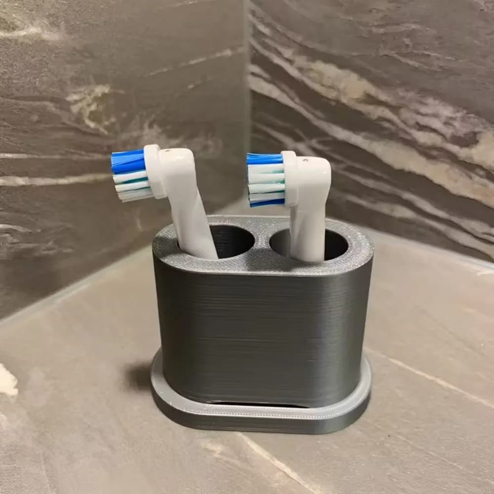 Mini 1 Piece Electric Toothbrush Head Holder, Electric Toothbrush Head Holder, Plastic Bath Stand Organizer, Spacious, Hygienic, Independent, No Installation, Suitable for Small Apartments and Home Use