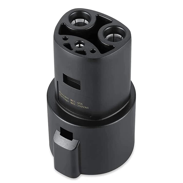 Accessories for car chargers plug adapter type 1 60 Amp 250V Sae Iec 62196 J1772 to recharge adapter Gbt Dc Tesla