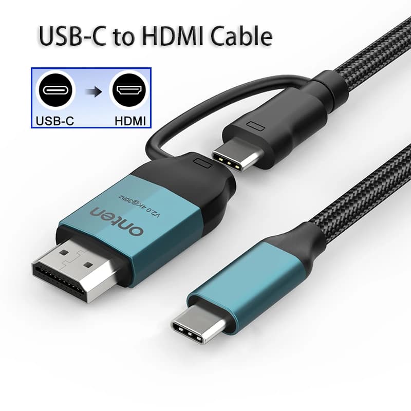 Docking Station per Schermo Esterno, Scheda di Acquisizione Video per Condivisione Schermo, Adattatore Splitter USB-C a HDMI