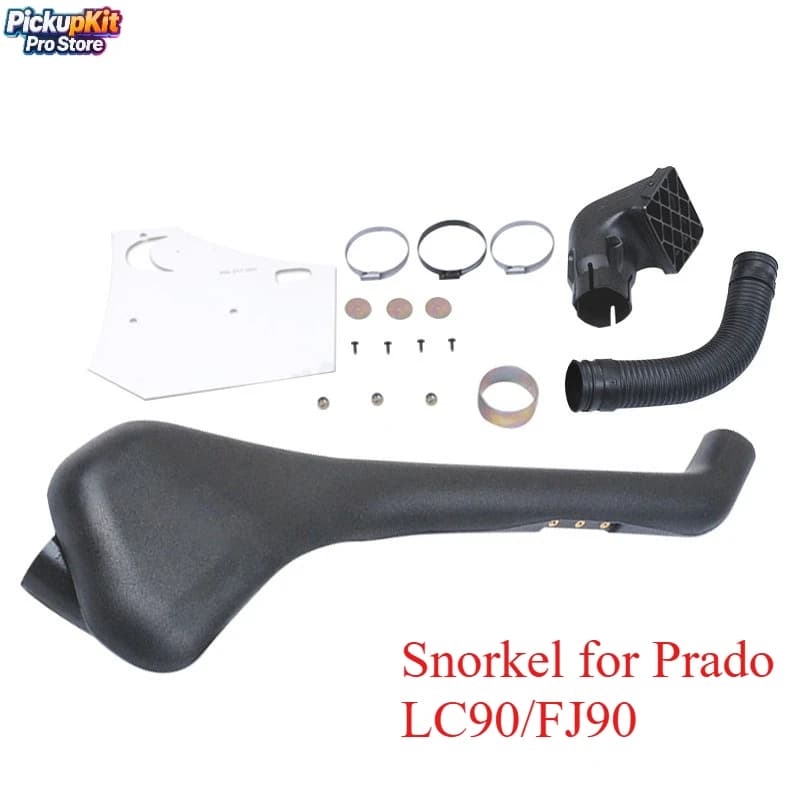 Tubo di scarico e snorkeling in acciaio inossidabile 304 per kit fuoristrada Prado LC90/FJ90 3400 resistente all'acqua/polvere