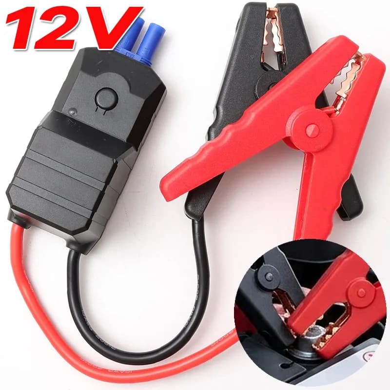 Con Connettore EC5 12V per Auto e Camion, Morsetti Universali per Cavi di Emergenza, Clip a Coccodrillo per Avviamento Batteria