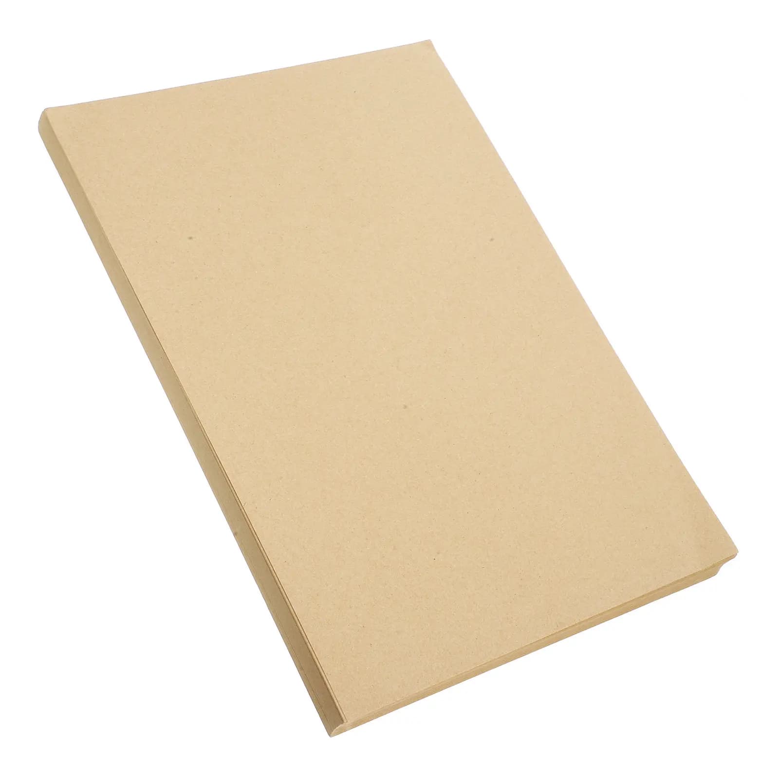 1 Confezione di Fogli di Carta Kraft A4 Spessa, Cartoncino Marrone Premium per Progetti Fai-da-Te, Scrapbooking, Cartoline, Calendari, Quaderni, Agende