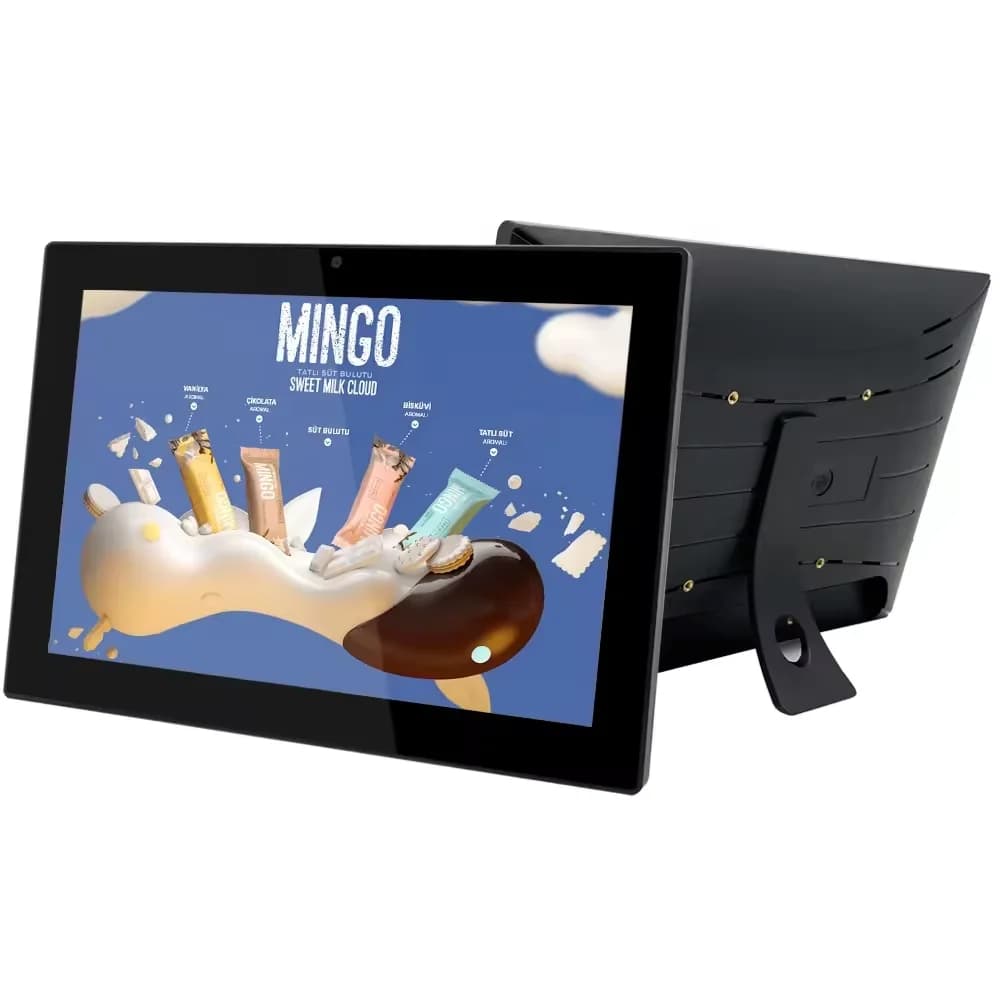Segnaletica digitale da 10,1 pollici e display Scheda menu digitale per montaggio a parete per tablet Android