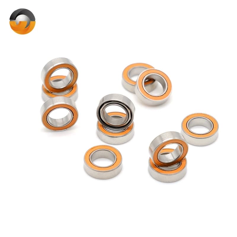 2pcs Stainless Steel Hybrid Ceramic Bearing 6x10x3mm 3x10x4mm 4x10x4mm 5x10x4mm 5x11x4mm ABEC-7 Without Grease Fast Turning