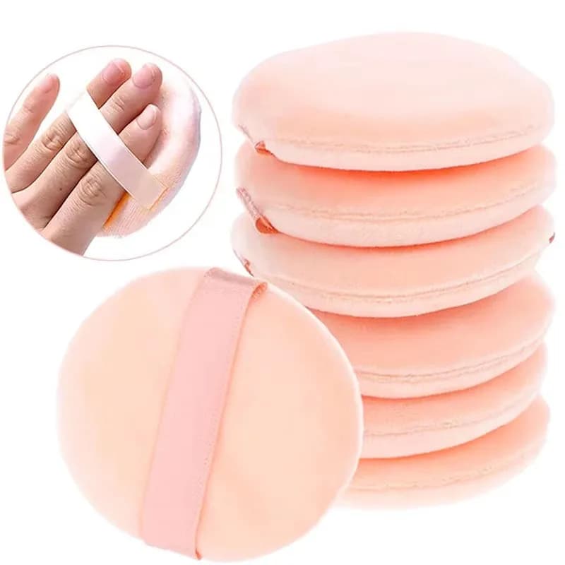 5-30 pezzi spugna per trucco in velluto morbido polvere sciolta soffio cosmetico bifacciale spugna per trucco viso correttore strumenti per trucco asciutto e bagnato