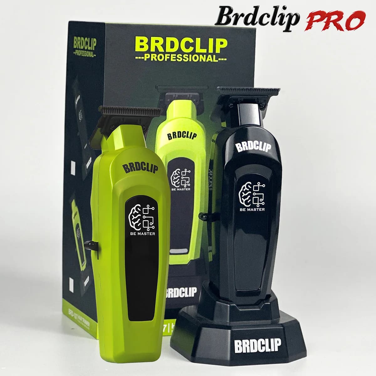 BRDCLIP Professional Men's Rulebarba, Machine for Cutting and Finishing Barba, with Charging Base, Tools for Salone