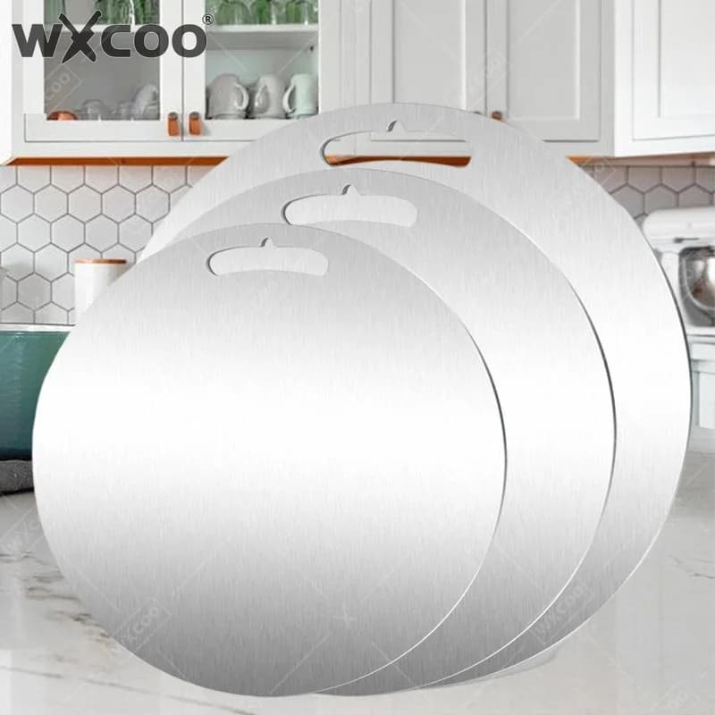 WXCOO Double Face Roll Cutting Stainless Steel To Cut Vegetables, Fruit, Meat and Kneading
