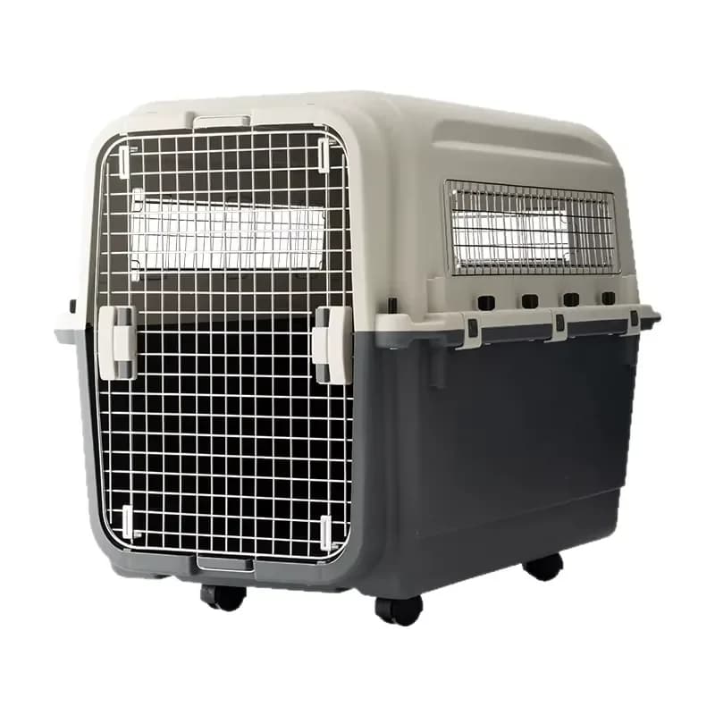 for Plastic Pet Airline Carrier Portable Cat Dog Crate for Travel Wholesale Small Medium Large Dogs Suitable IATA Air