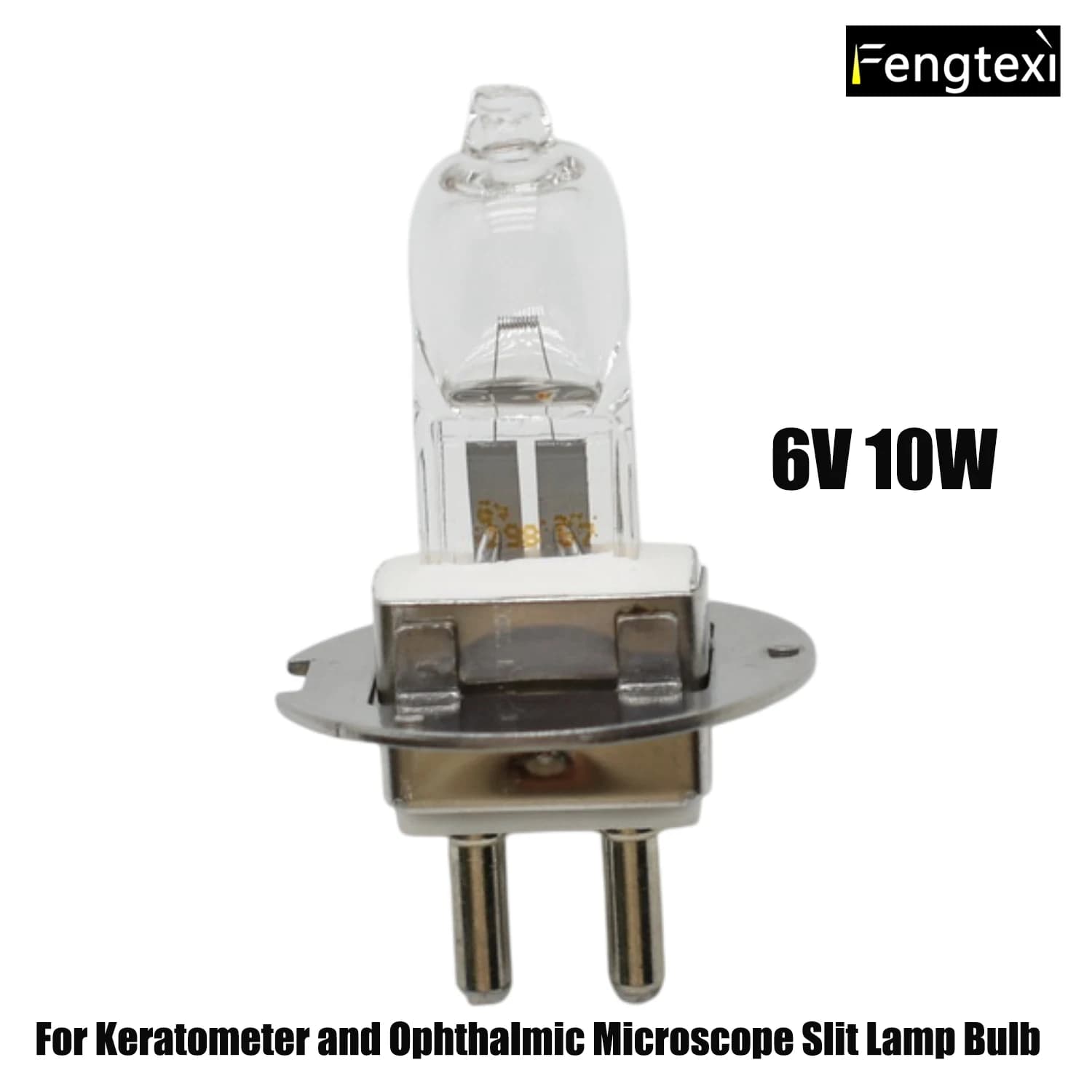 Lampadina Alogena di Ricambio 6V 10W 64222 per Microscopio Zeiss Voigtlander 30 e Lampada a Fessura