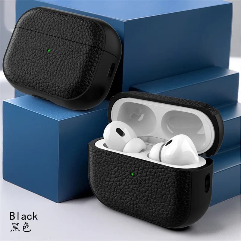 2025 New For AirPods Pro 3 Second Generation Apple Leather Case with Bluetooth Headset Cover For AirPods pro2/Pro AirPods4