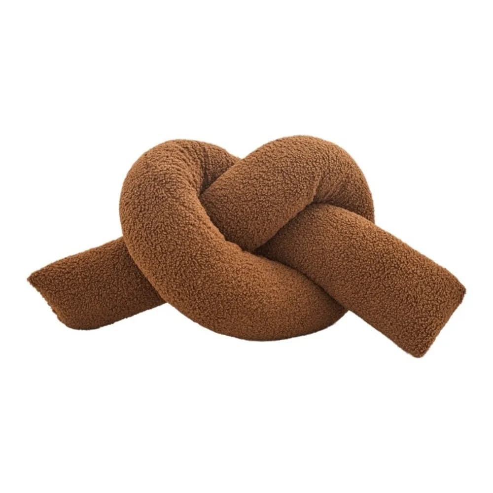 Cuscino da tiro annodato nordico creativo Cuscino per divano morbido e delicato sulla pelle Regalo per cuscino lombare pieghevole in stile moderno