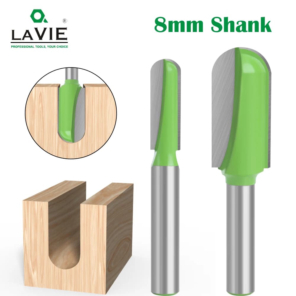 LAVIE 1pc 8mm Gambo Sfera Naso Router Bit Set Fresa Rotonda Per Legno CNC Radius Core Box Strumenti In Metallo Duro-C C08044