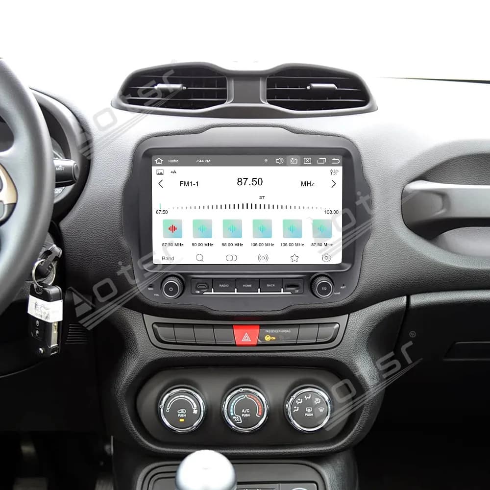 9 pollici Per Jeep Renegade 2016-2022 HD Touch Screen Android 14 Wireless CarPlay Navigazione GPS Autoradio Lettore multimediale per auto