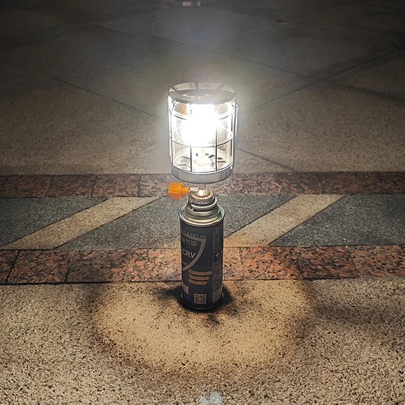 Mini Gas Lamp Outdoor Camping Gas Lantern Gas Light Hanging Lamp Tent Lamp For Night Fishing Camping Picnic Backpacking