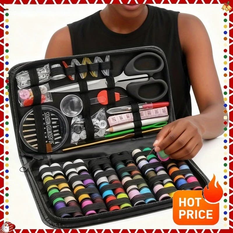 New Portable Sewing Storage Bag Portable Hand-woven Tool Bag Travel Sewing Box Household