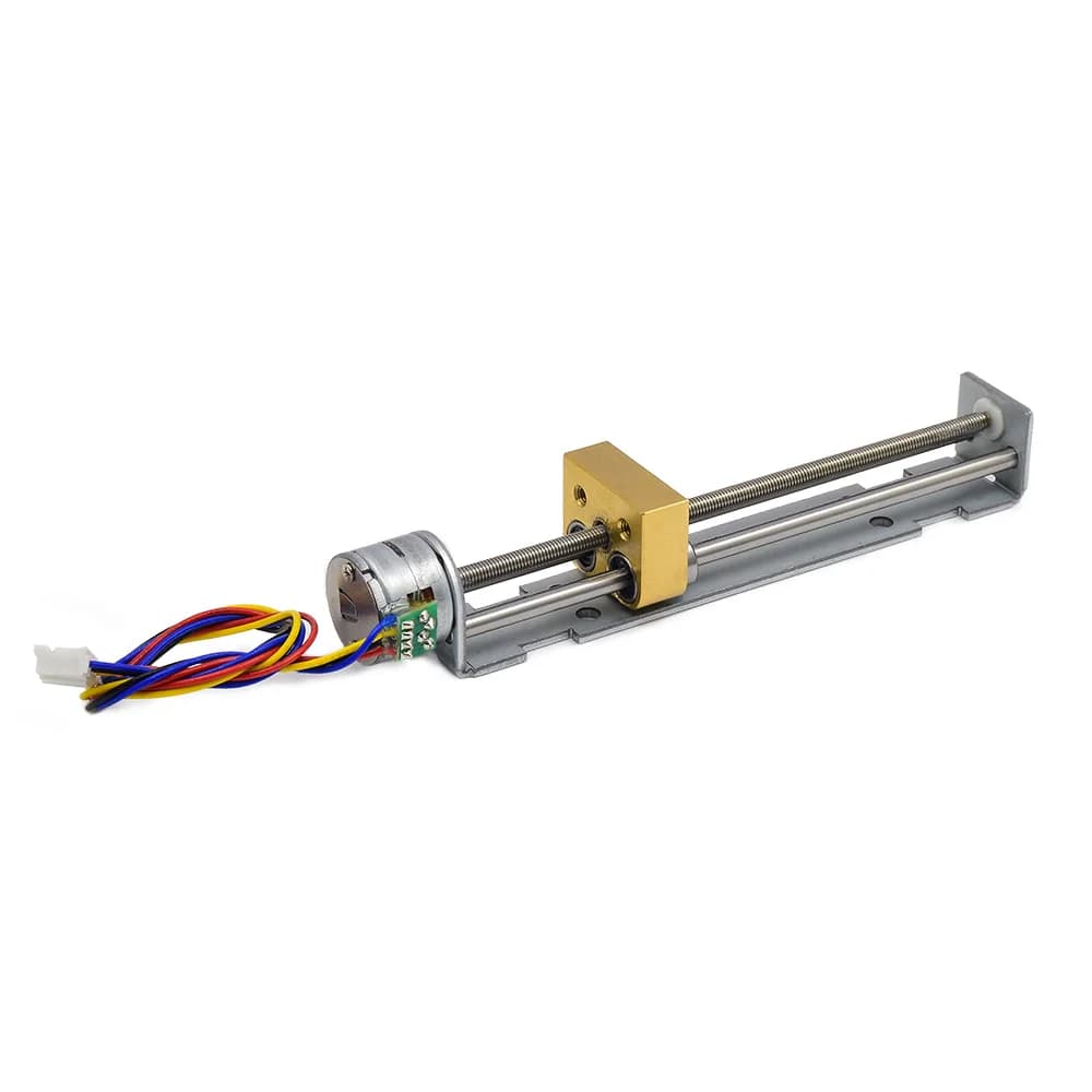 DIY xyz 3D Printer 90mm Long Linear actuator Micro 15mm DC 5V-12V 6V 9V 2-phase 4-wire Precision Stepping Motor