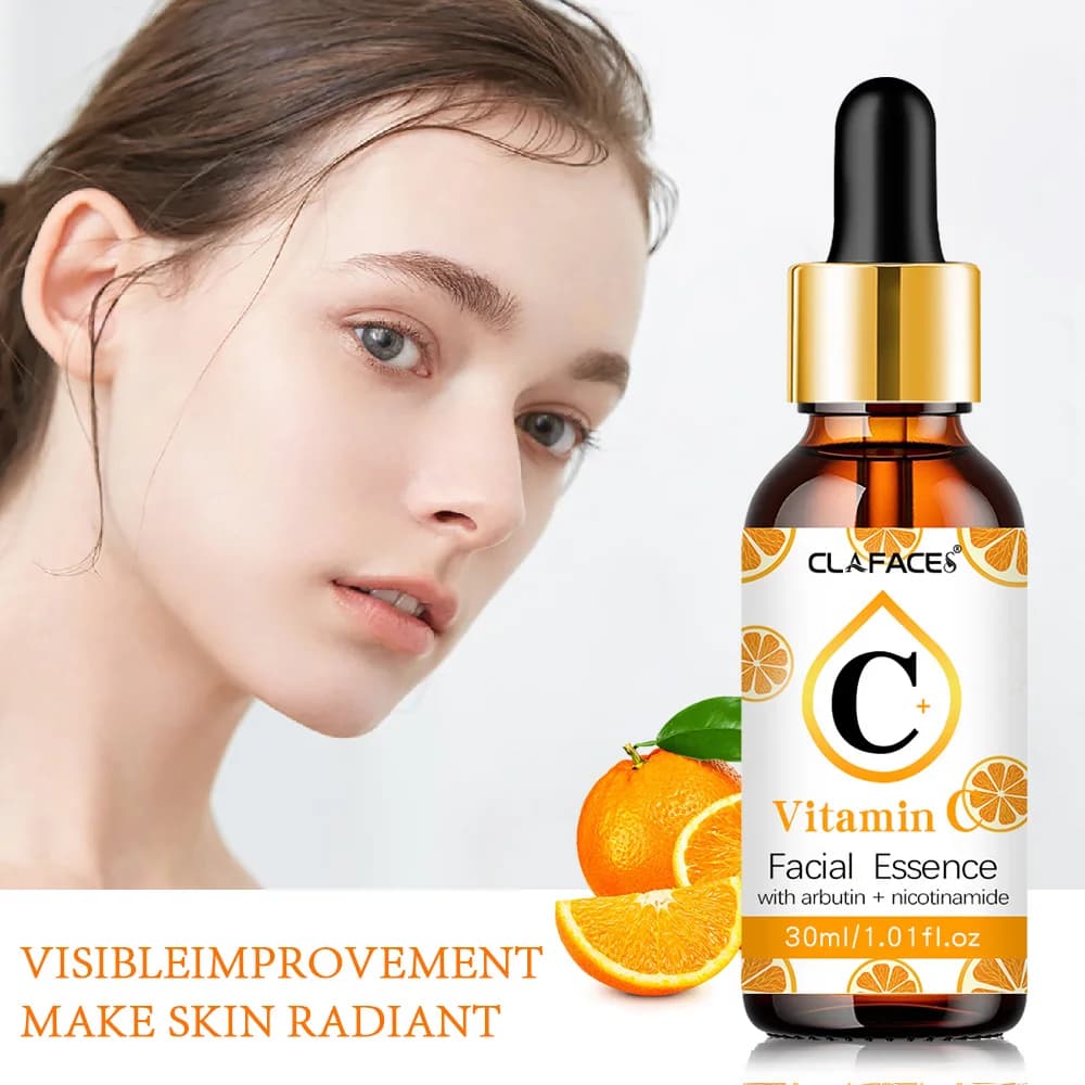 L'essenza di vitamina C rimuove macchie scure, sbianca, idrata, resiste all'invecchiamento, rughe e rassoda cosmetici per la cura della pelle 30 ml