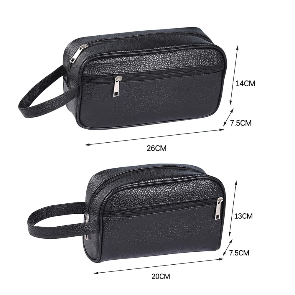 Borse piccole di colore puro con cinturino da polso per cellulare in pelle PU moda uomo donna