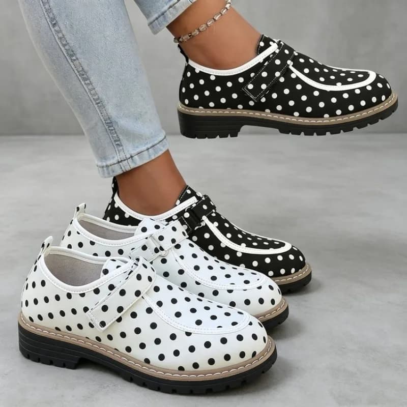 Scarpe Casual Basse da Donna per Primavera Autunno, Nuove Mocassini Comodi con Chiusura a Strappo, Taglie Grandi