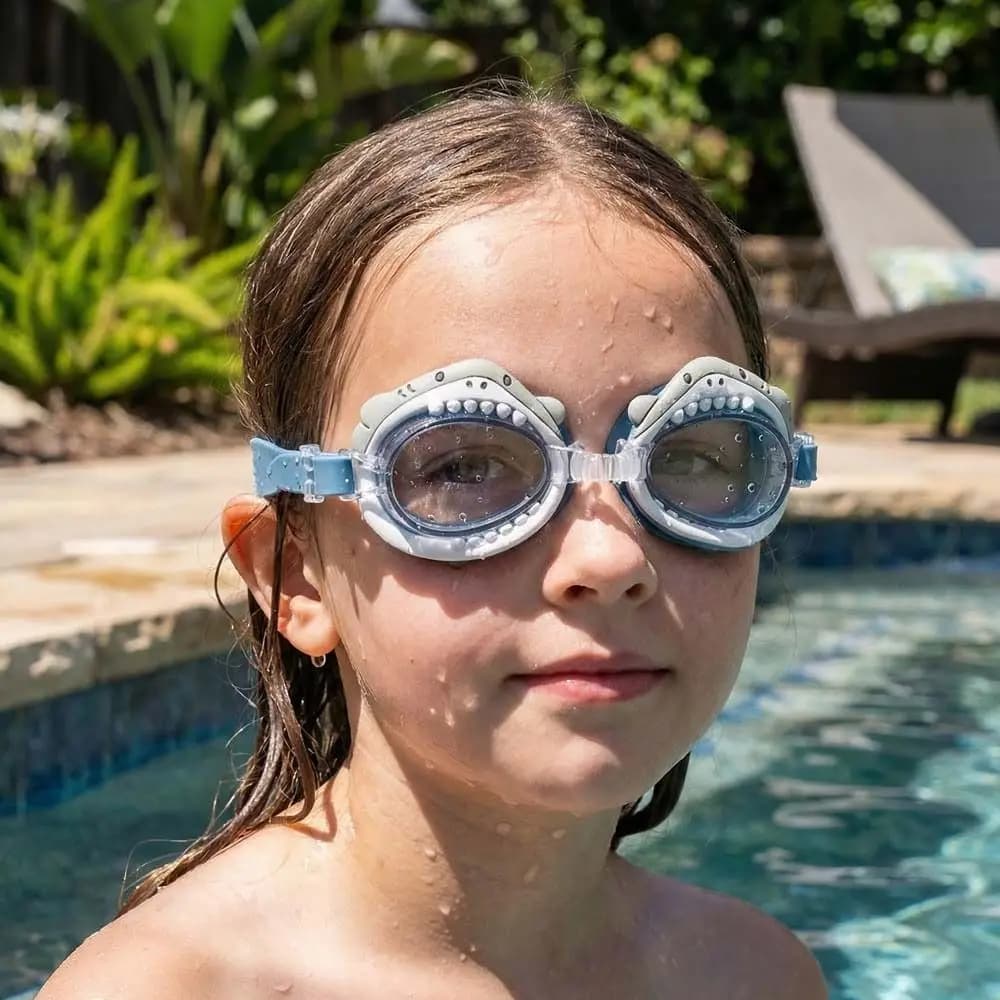 Occhialini da Nuoto per Bambini con Design Creativo a Forma di Animale, Cinturino Regolabile, Impermeabili, Visione HD