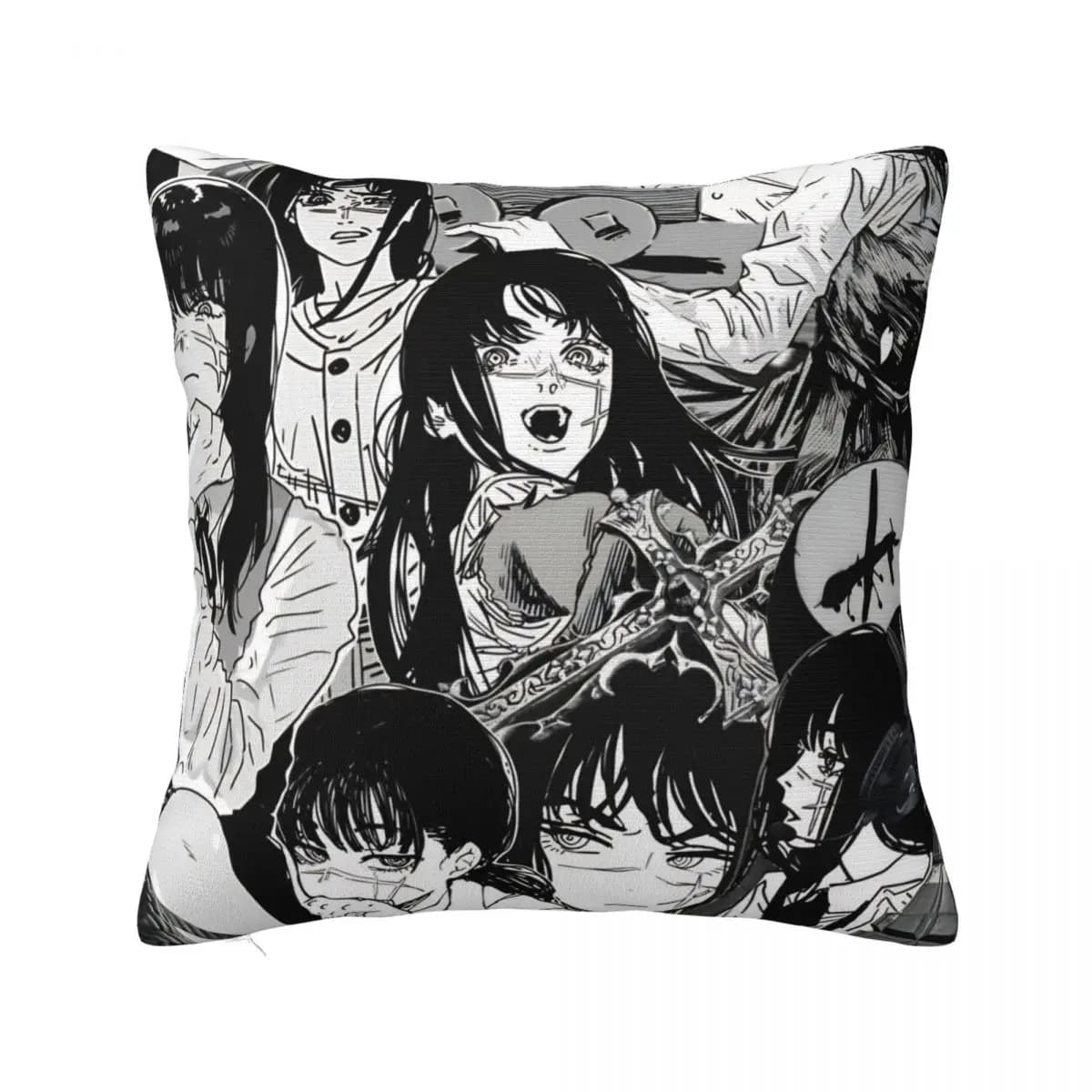 Yoru Chainsaw Man War Devil Cushion Lining Auto Asa Mitaka Cushion Lining Fresh Home Decoration Cushion Lining 40*40