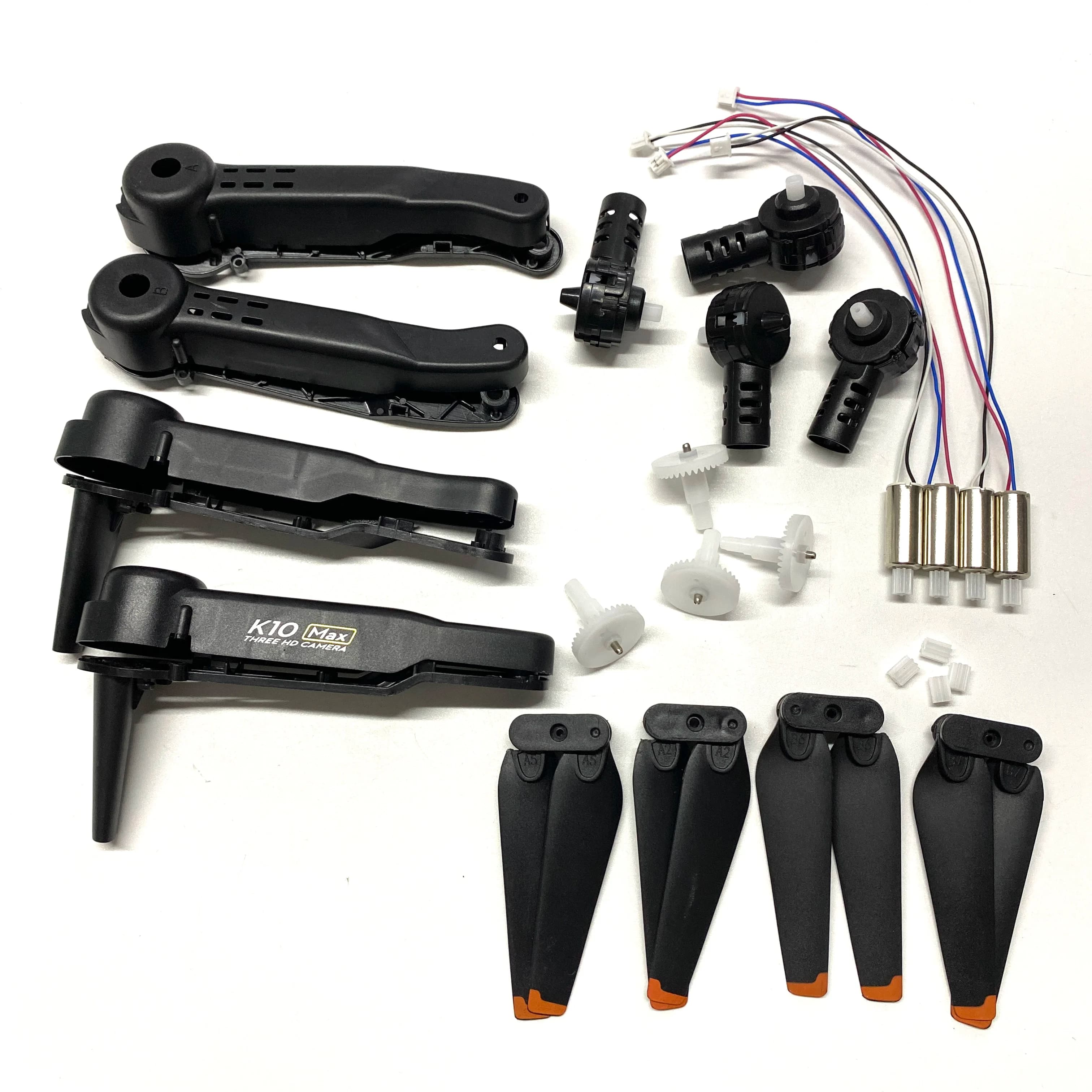 K10MAX Rc Drone Arm Shell Engine K6 Pro Quadcopter Motors Kit of Base Gear Parts