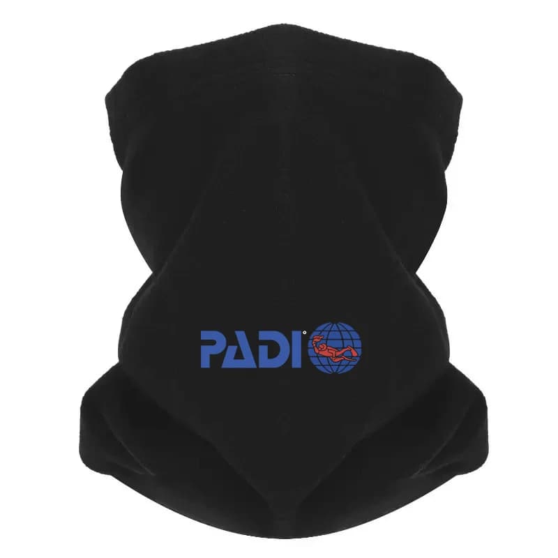 Diver swimming inside the globe design Man Outdoor scarf Mask Gluten for neck Hat Women's cap Windproof Mantieni warm winter Multifun