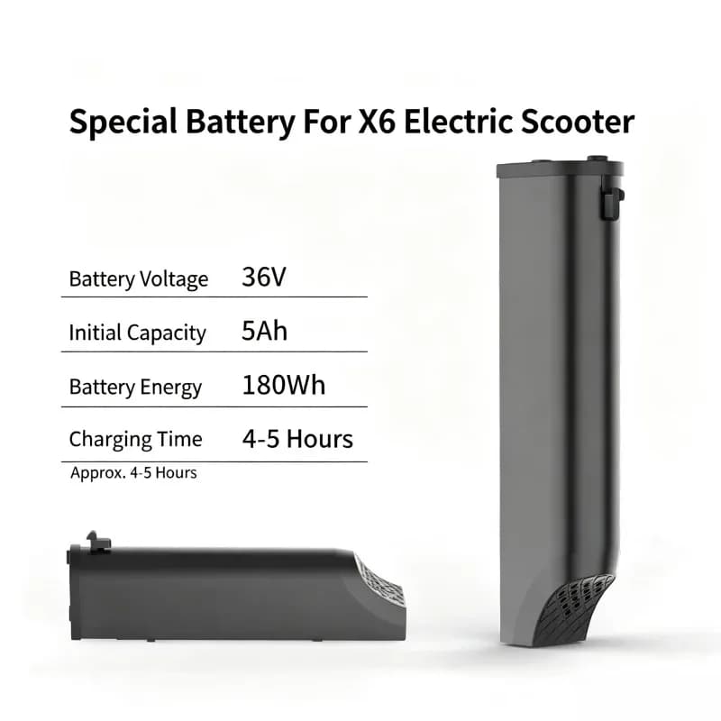 Lithium Battery Pack 36V 5Ah Domestic Cell Group Spare Replacement Part For X6 Electric Scooter Daily Maintenance Accessory
