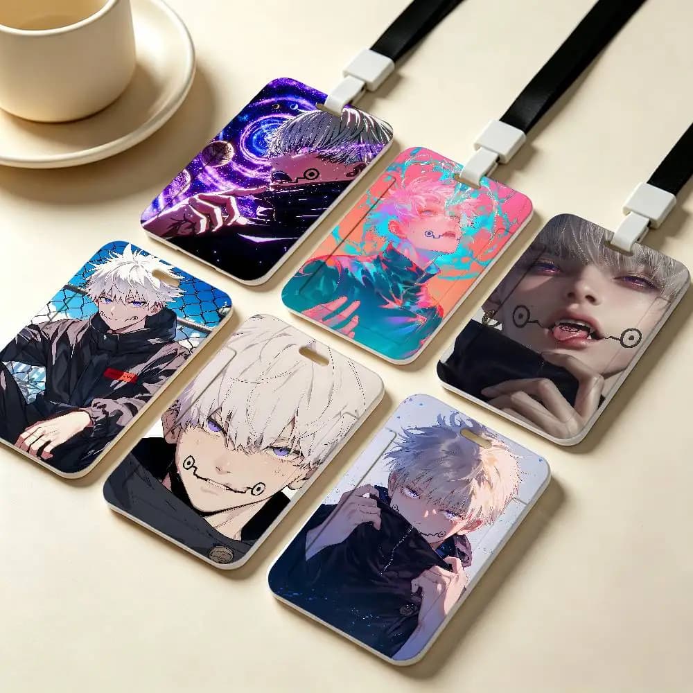 Anime I-Inumaki Toge NFC Contactless Sliding Card Sleeve For Student Cards, Bus Cards, ID Cards, And Work Permits