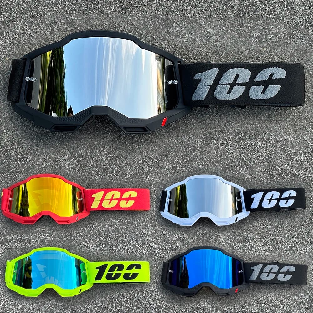 Occhiali da Moto per Uomo, Maschera per Motocross, MX, Dirt Bike, ATV, Sci, Sport all'Aperto, Occhiali per Scooter, Maschera per Ciclismo