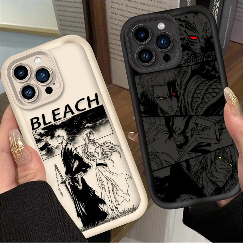 B-Bleach Vasto Lorde Ichigo Orihime Phone Case for IPhone 17 Air 16 16E 15 14 13 12 11 Pro Max X XS X S Max XR SE 2020 SE4 7 8