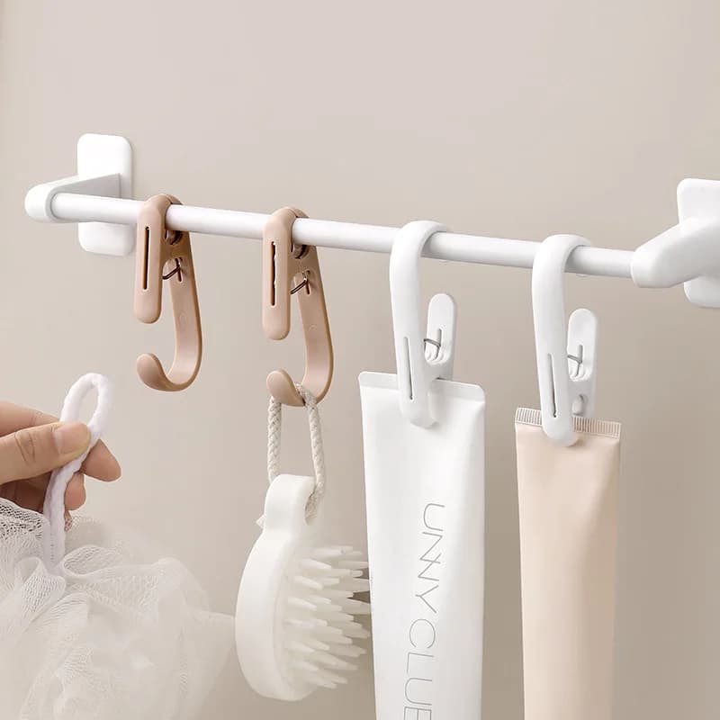 Multi-functional clips - kitchen storage hooks curtain clips hanging plastic clips small and convenient clothes hangers
