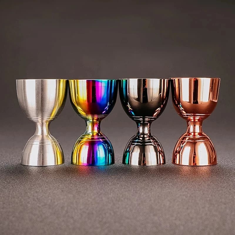 Jigger da Cocktail in acciaio inossidabile 30ml/60ml Bar Jigger Bell Jigger misurazione liquore Shot Cup Drink Mixer misuratore strumento barman