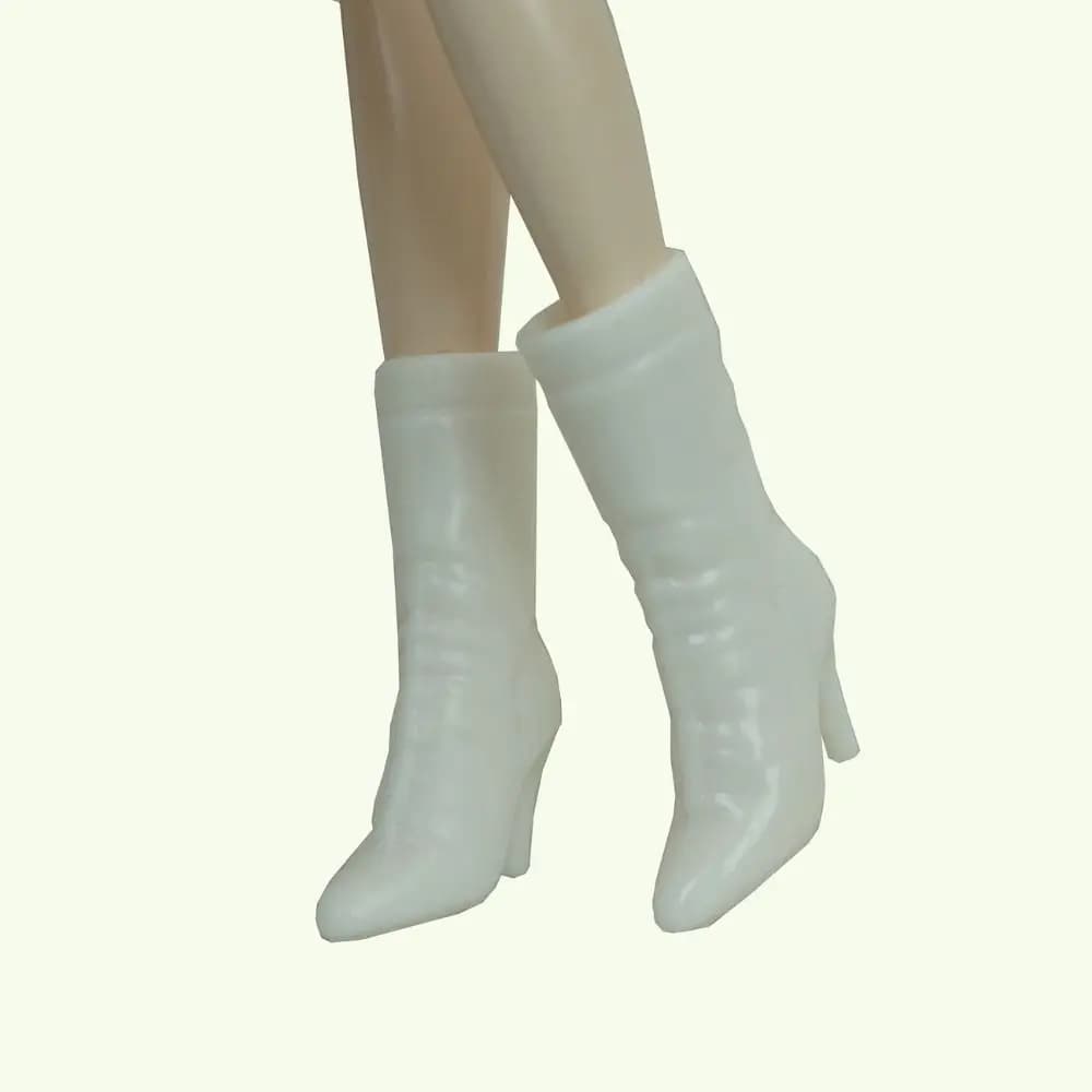 New Fashion 1/6 Sippers Shoes Plastic Multistyles Shoes Clothes Accessories Male/Female Boots Fit Foot Length 2cm Dolls