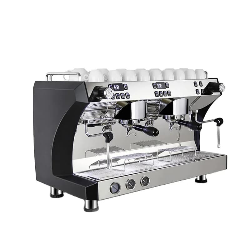 Cafetiere 2 Groups Professional American Coffee Make Italian Semi Automatic Electric Espresso Coffee-Machin