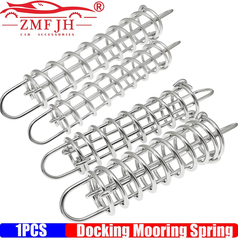 Boat Docking Mooring Spring Stainless Steel 316 Damper Snubber Marine Springs Ship and Yacht Accessories Anchor Mooring Device