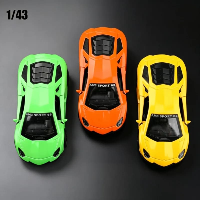 BaggedAlloy sports car model, Reaction toy car, boy's collection toy car
