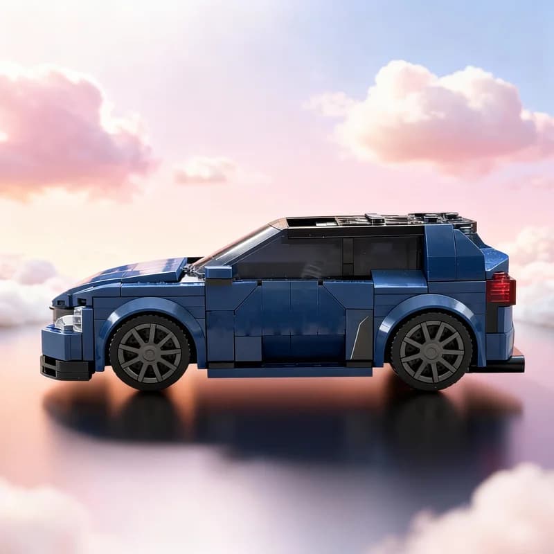 302pcs MOC VW Golf GTI City Champions Model Building Blocks Toy Gift Creative Display Collectible Desk Premium Adult Kids Home
